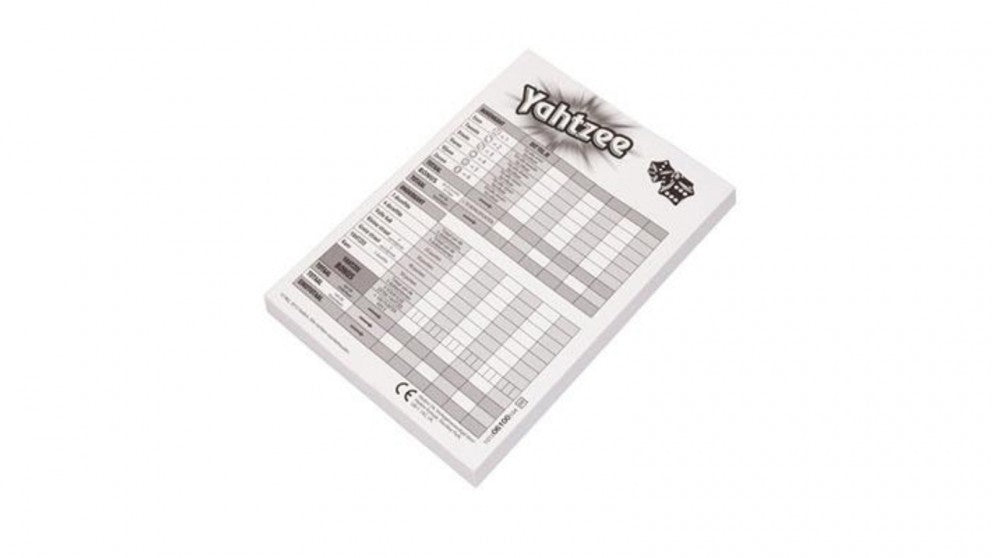YAHTZEE SCORE PAD