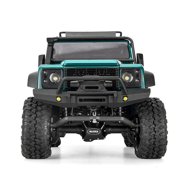 INJORA 2PCS 4g CNC Aluminum Front Rear Axle Diff Cover for 1/18 TRX4M (4M-28)