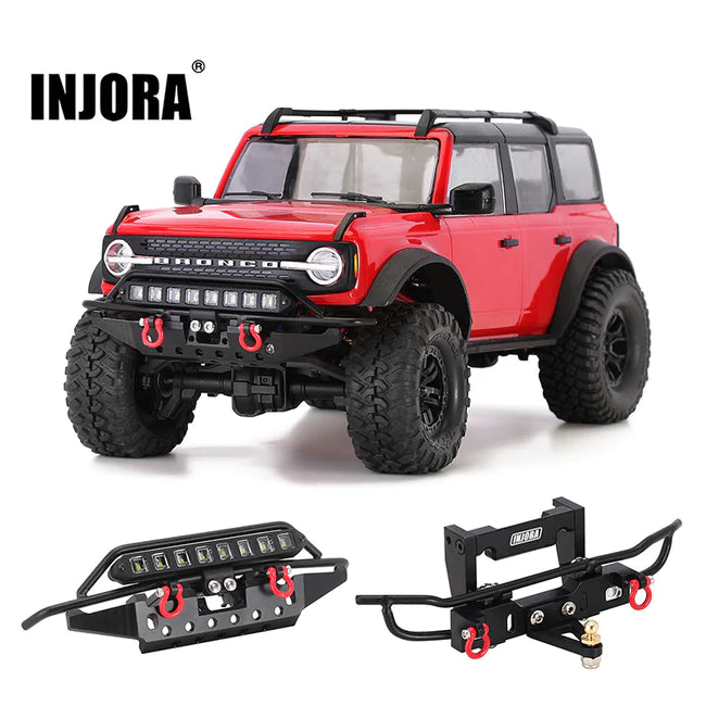 INJORA Metal Front Rear Tube Bumper for 1 18 TRX4M Bronco 4M 43