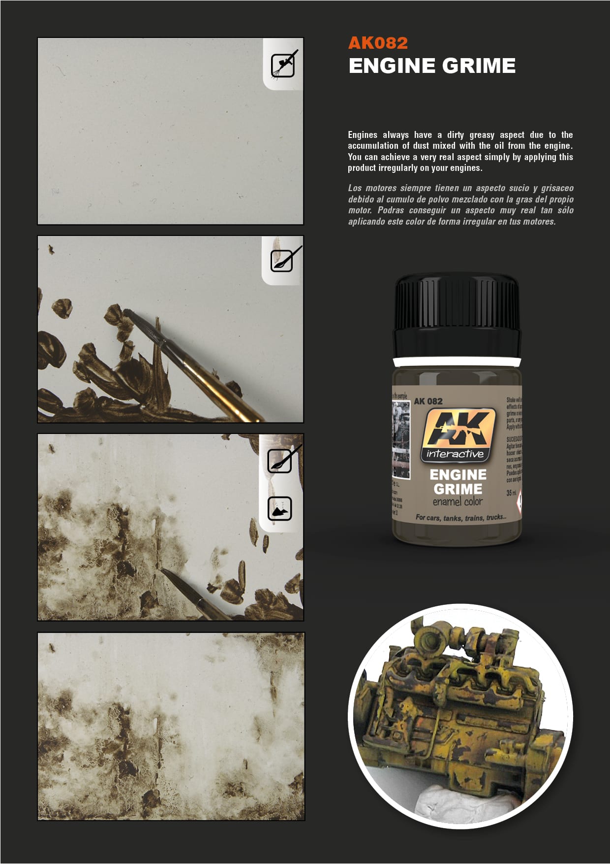 AK Interactive ENGINE GRIME