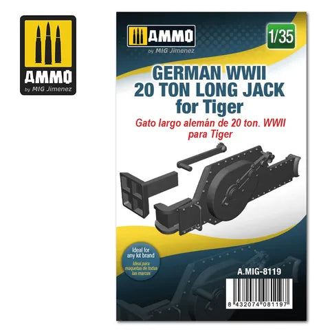 AMMO, 1:35 German WWII 20 ton Long Jackfor Tiger