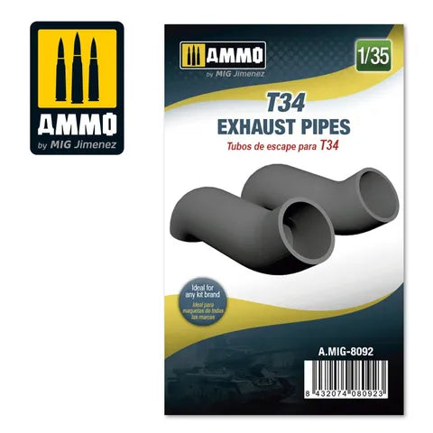 AMMO, 1:35 T34 Exhaust Pipes