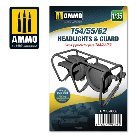 AMMO, 1:35 T54:55:62 headlights & guard