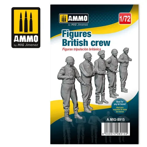 AMMO, 1:72 Figures British crew