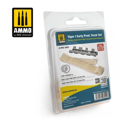 AMMO, 1:72 Tiger I Early Production Tracks Set