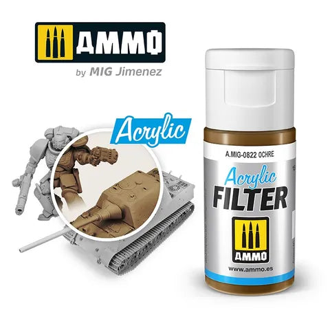 Ammo Paint Acrylic Filter Ochre