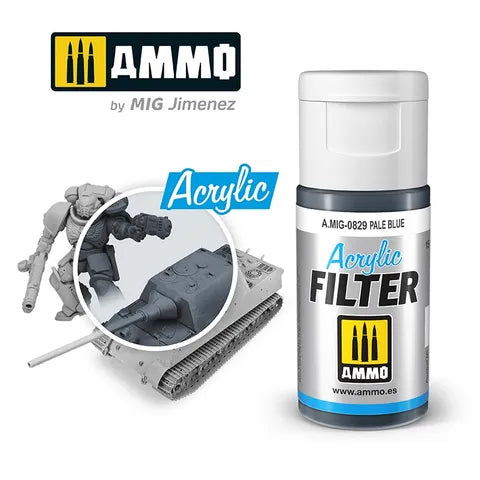 Ammo Paint Acrylic Filter Pale Blue