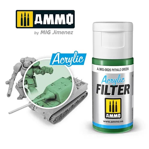 Ammo Paint Acrylic Filter Phthalo Green