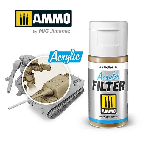 Ammo Paint Acrylic Filter Tan