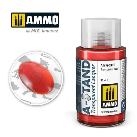 Ammo Paint, A-STAND Transparent Red 30ml