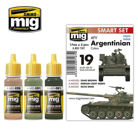Ammo Paint, Afv Argentinian Colours Set