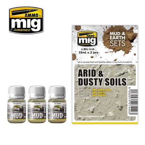 Ammo Paint, Arid & Dusty Soils Set