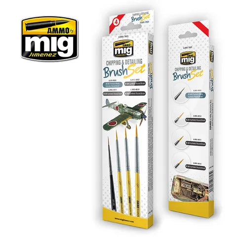 Ammo Paint, Chipping And Detailing BrushSet