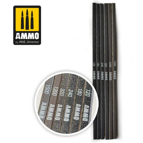 Ammo Paint, Contour Sanding Sticks 6 pcs.