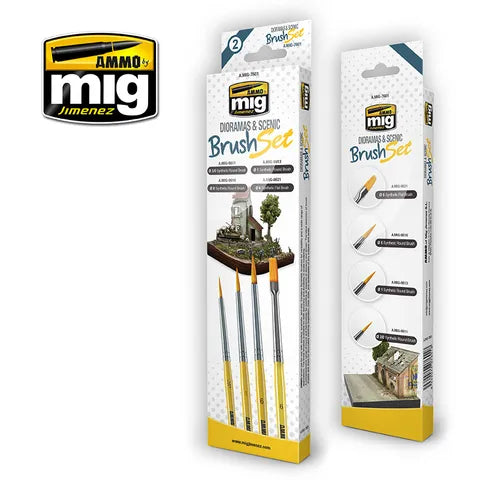 Ammo Paint, Dioramas And Scenic Brush Set