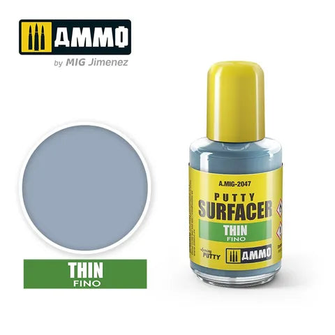 Ammo Paint, Putty Surfacer - Thin 30mL