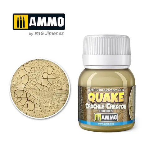 Ammo Paint, QUAKE CRACKLE Scorched Sand40ml