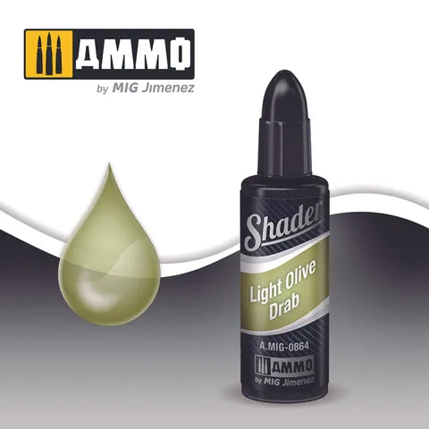 Ammo Paint, Shader Light Olive Drab 10ml