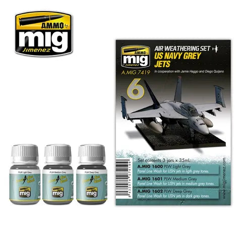 Ammo Paint, Us Navy Grey Jets Set