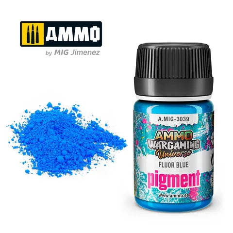 Ammo Pigment War Gaming Fluor Blue 35ml