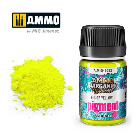 Ammo Pigment War Gaming Fluor Yellow 35ml