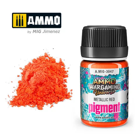 Ammo Pigment War Gaming Metallic Red 35ml