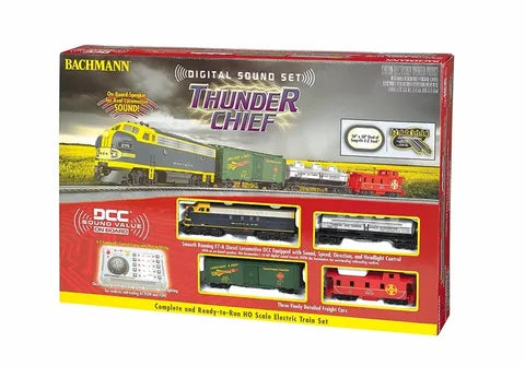 BACHMANN SET THUNDER CHIEF SET WITH DIGITAL SOUND, HO SCALE