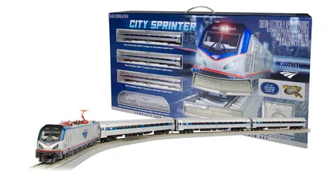 BACHMANN SET, AMTRAK CITY SPRINTER, HO SCALE