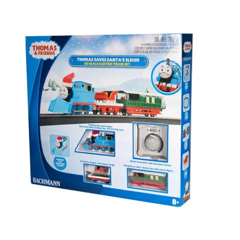 BACHMANN THOMAS SAVES SANTA'S SLEIGH, HO SCALE, LOCO W/MOVING EYES
