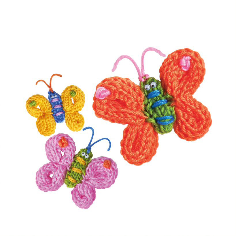4M - LITTLE CRAFT - SPOOL KNIT BUTTERFLIES KIT