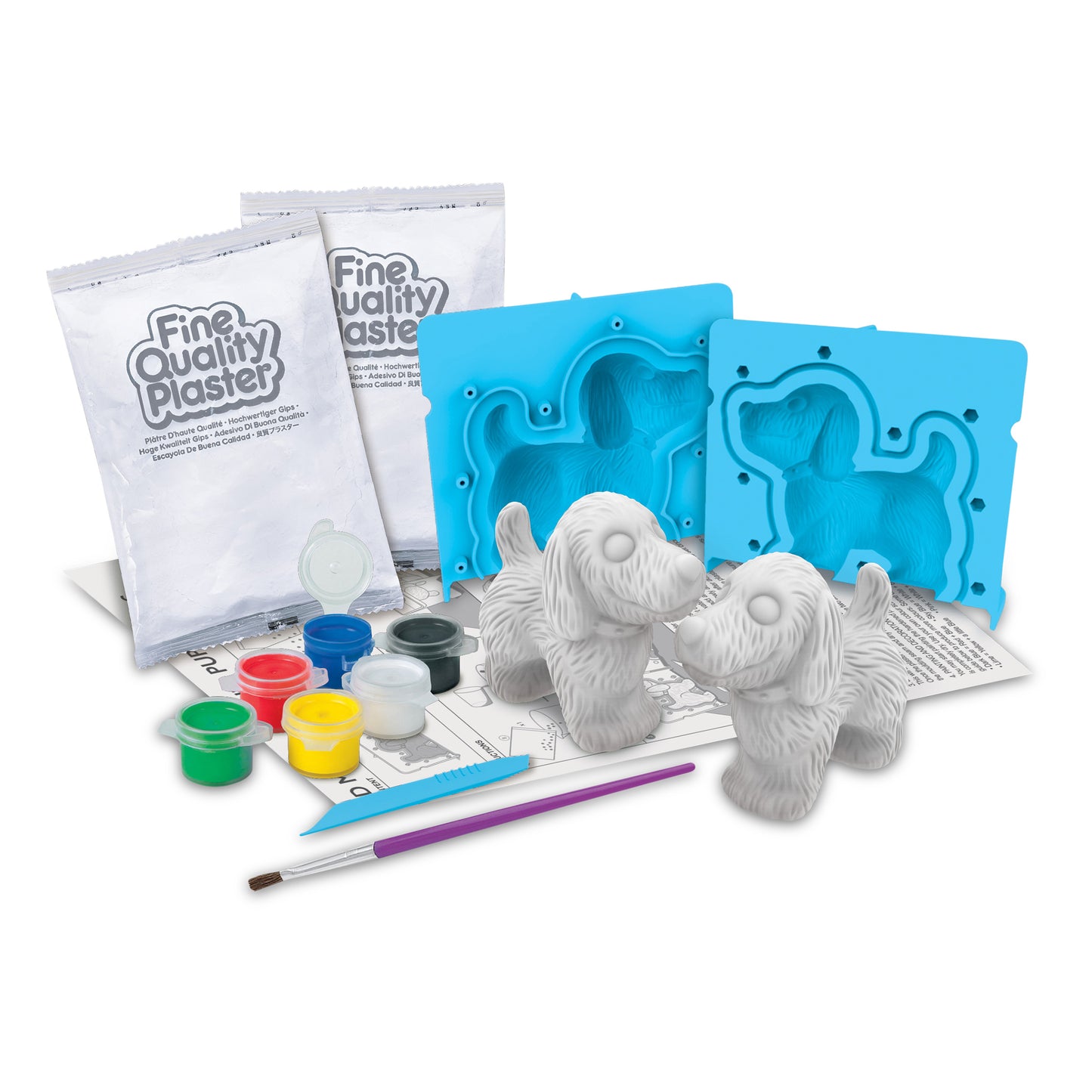 4M - MOULD & PAINT - 3D PUPPY DOGS