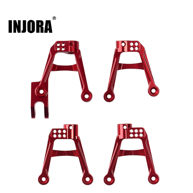 INJORA 4PCS CNC Aluminum Shock Damper Towers Mount for Axial SCX10 II