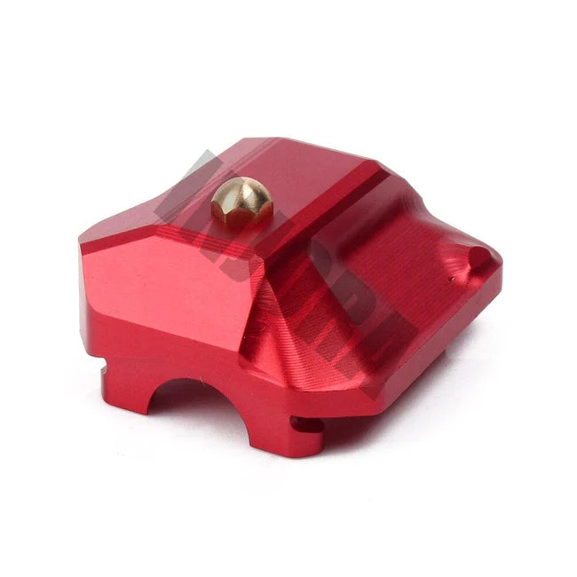 INJORA 2PCS Red Metal Axle Housing Cover for Traxxas TRX-4