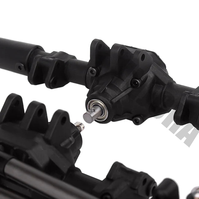 INJORA Plastic Rear AR44 Straight Axles for Axial SCX10 II (AXCQ-01)