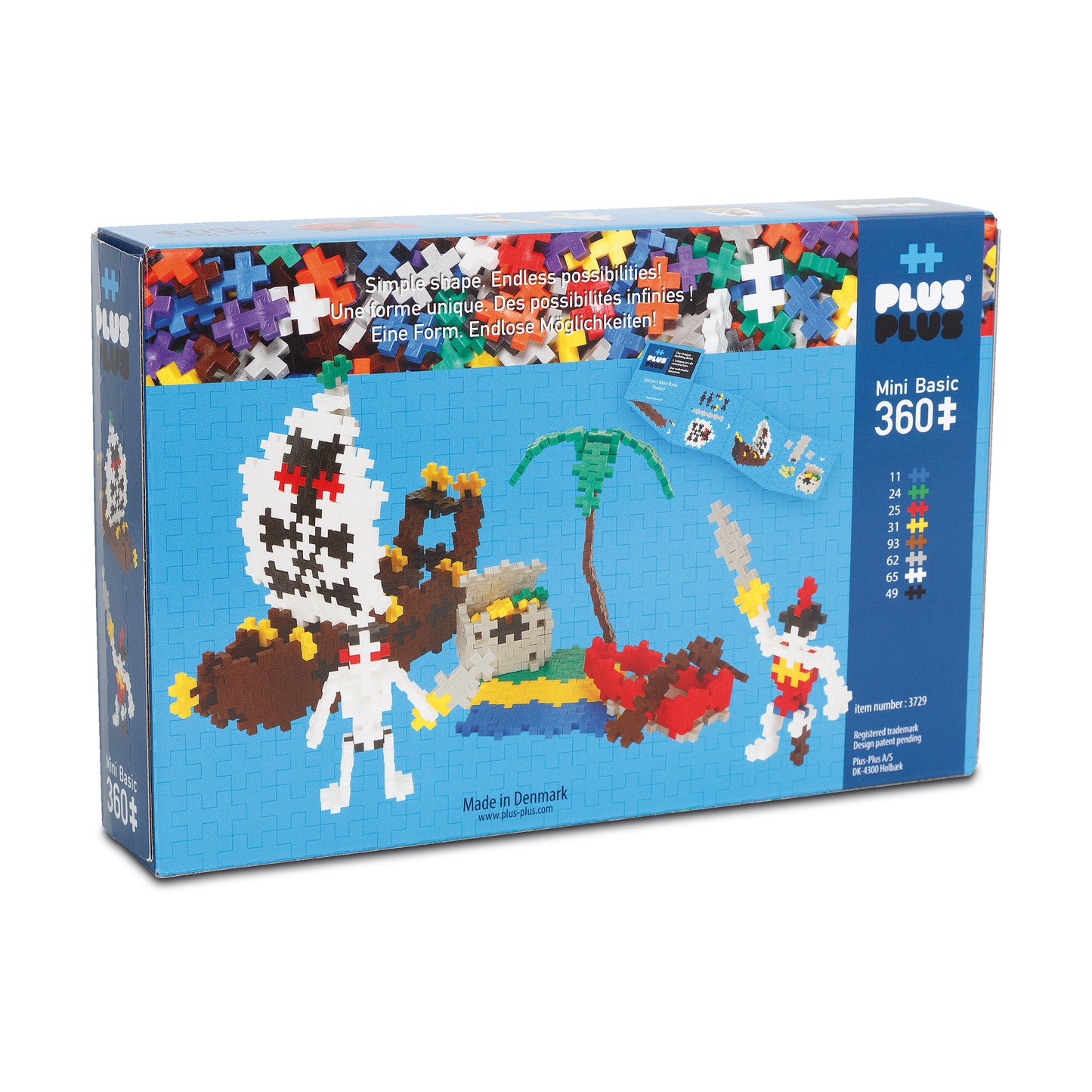 PLUS-PLUS - BASIC PIRATES - 360 PCS