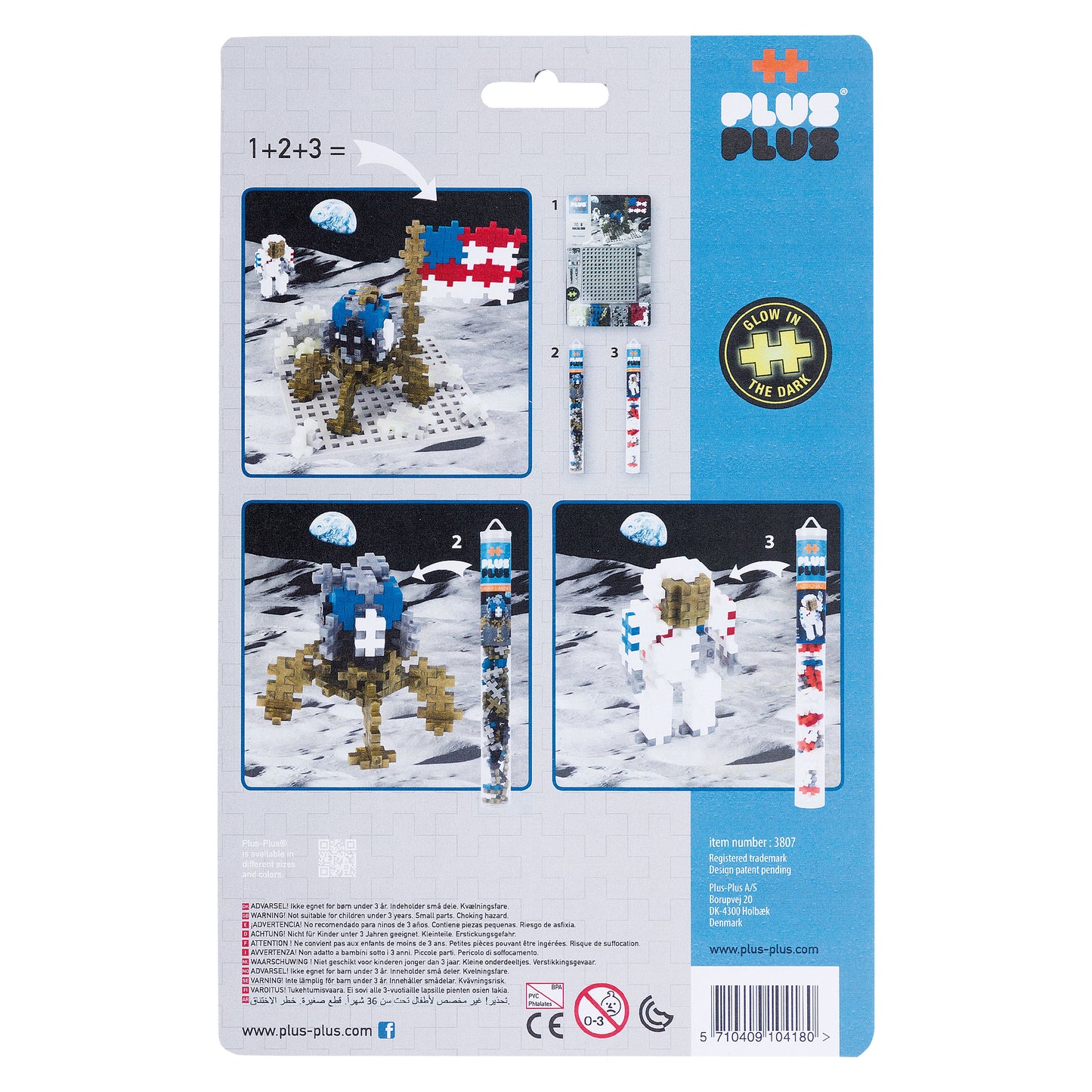 PLUS-PLUS - LUNAR BASEPLATE - 70PCS