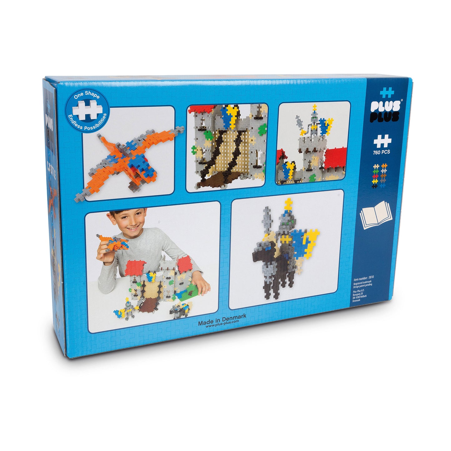 PLUS-PLUS - BASIC CASTLE - 760 PCS