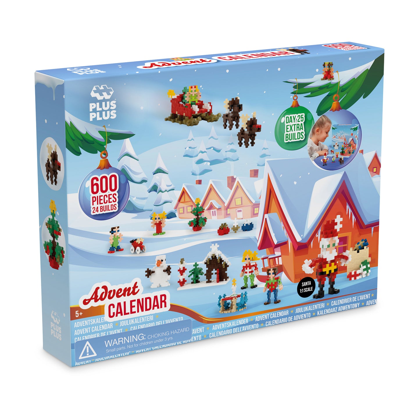 PLUS-PLUS - ADVENT CALENDAR - 600PCS
