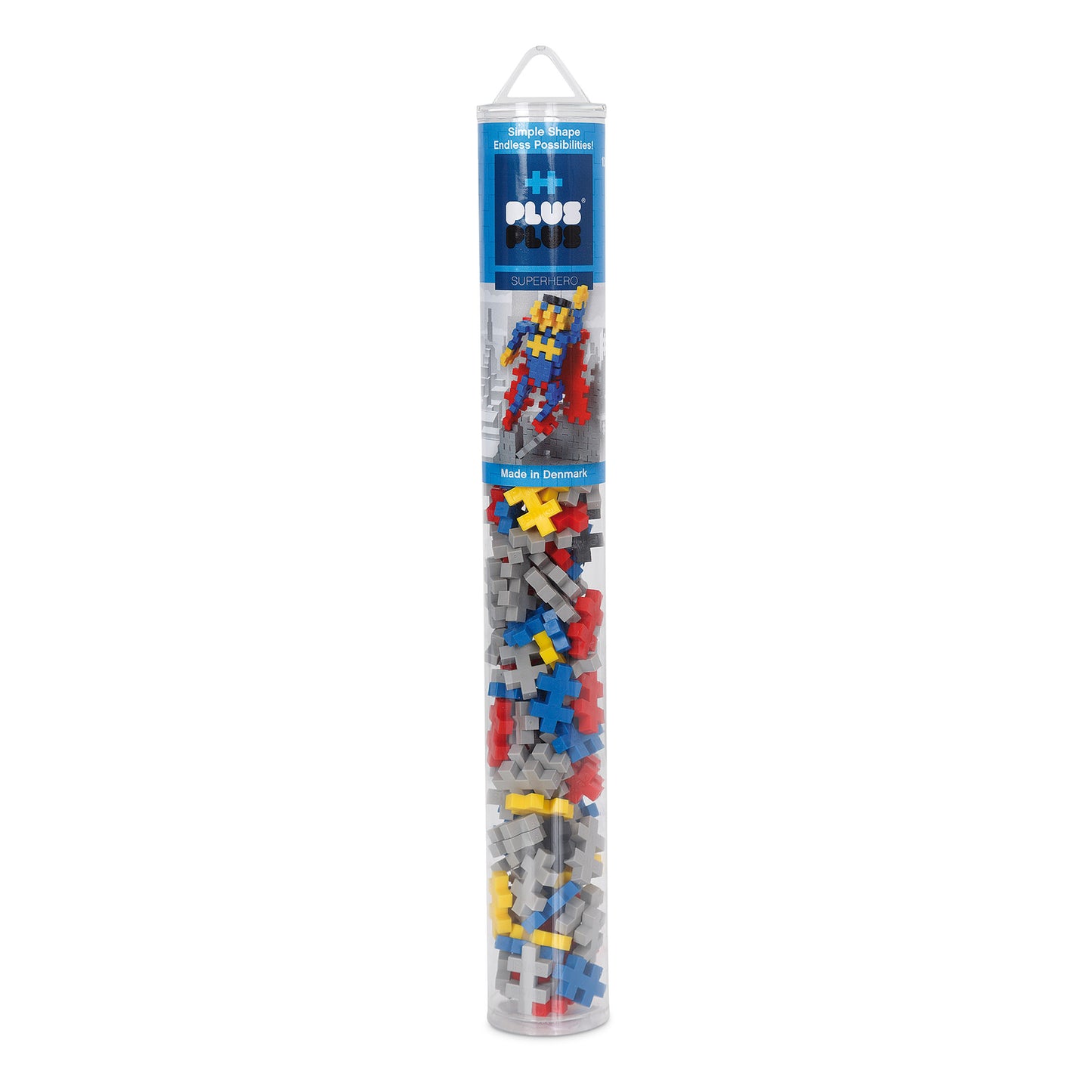 PLUS-PLUS - SUPERHERO - 100 PCS TUBE
