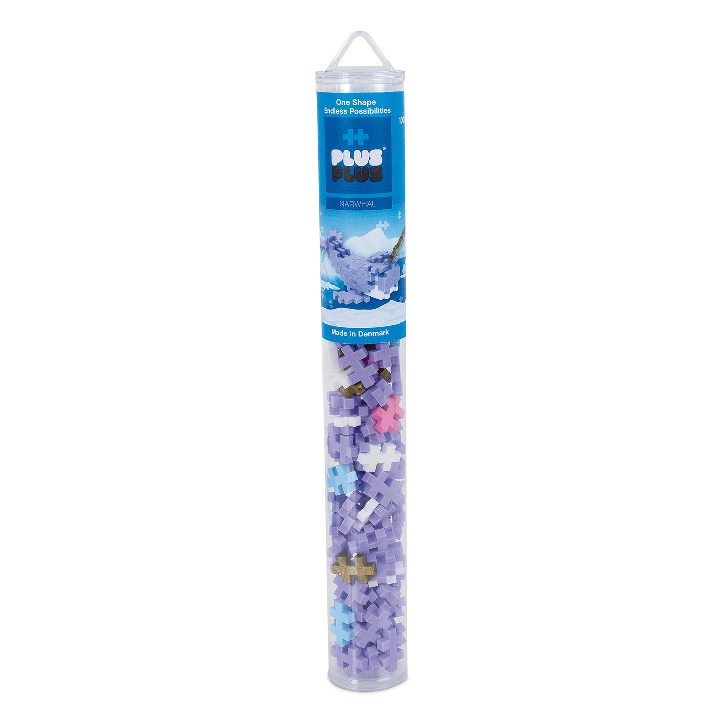 PLUS-PLUS - NARWHALE - 100 PCS TUBE