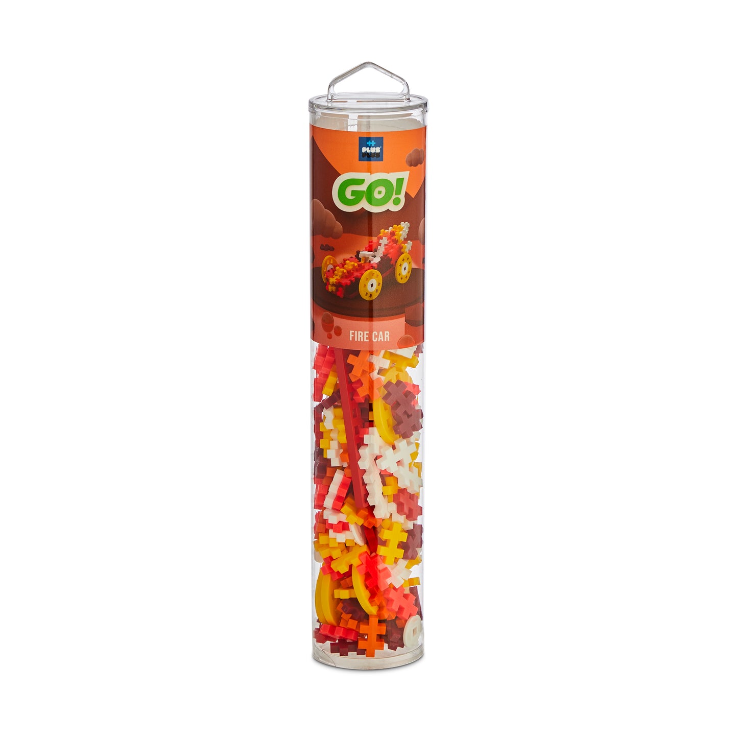 PLUS-PLUS - COLOR CARS - FIRE - 200 PCS TUBE