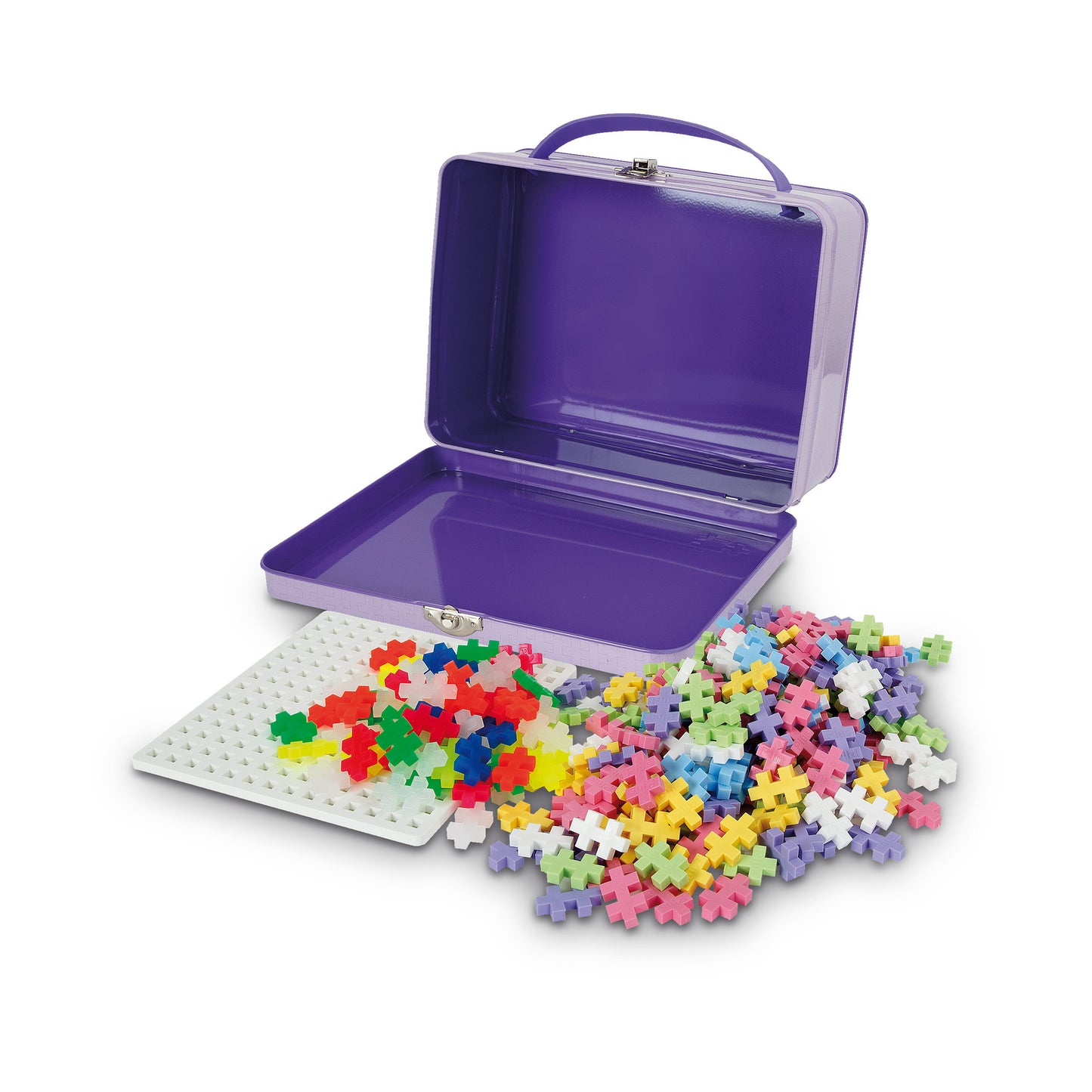 PLUS-PLUS - SUITCASE PASTEL METAL - 600 PCS