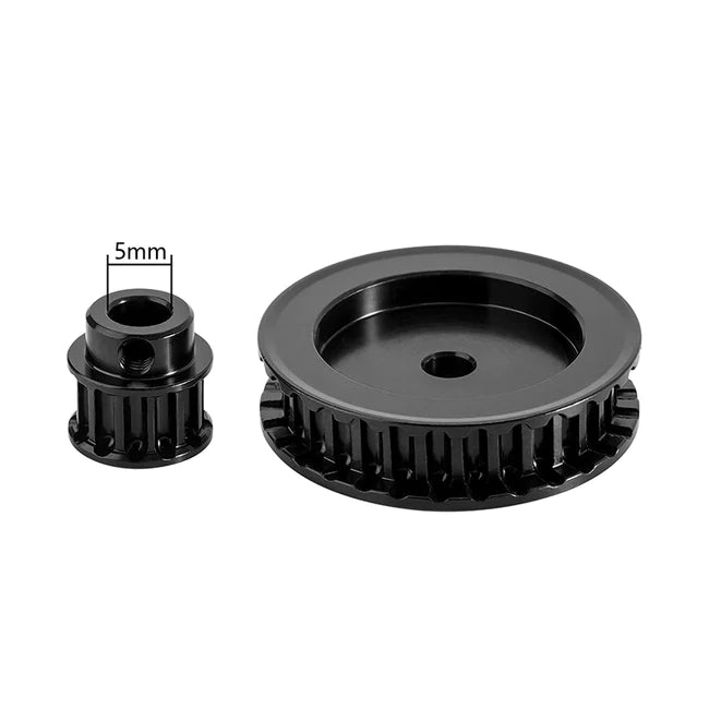 INJORA Belt Drive Transmission Gears Set for 1/10 RC Crawler TRX4 Upgrade