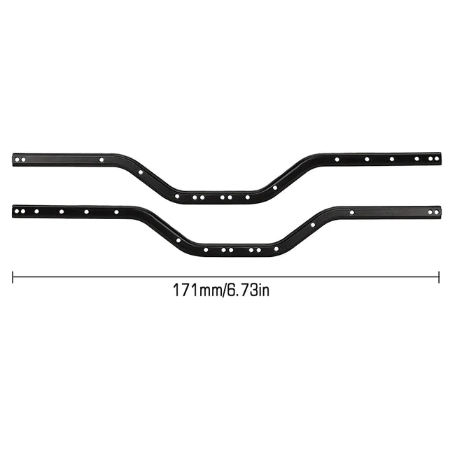 INJORA 1 Pair Metal Girders, Chassis Frame Rails for Axial SCX24