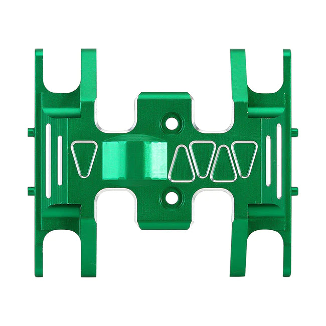 INJORA Aluminium Skid Plate Transmission Mount Upgrade Parts for Axial SCX24