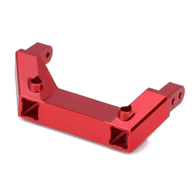 INJORA CNC Red Front & Rear Bumper Mount Servo Stand For Traxxas TRX-4 8237