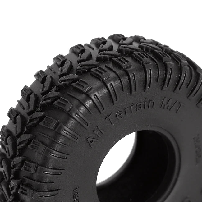INJORA 1.0" 61*21mm Super Soft All Terrain Tires for 1/24 RC Crawlers 4PCE T1009
