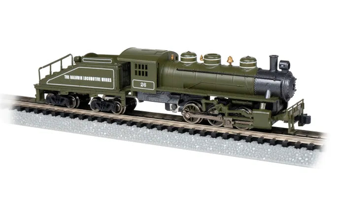 BACHMANN BALDWIN LOCO WORKS #26, USRA 0-6-0 LOCO W/SWITCHER & TENDER N SCALE