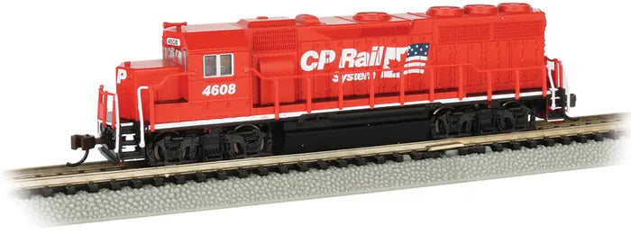 BACHMANN CANADIAN PACIFIC #4608 GP40 DIESEL LOCO W/DCC/SOUND, N SCALE