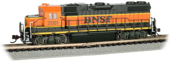 BACHMANN BNSF #2081 EMD GP38-2 DIESEL LOCO W/DCC/SOUND, N SCALE